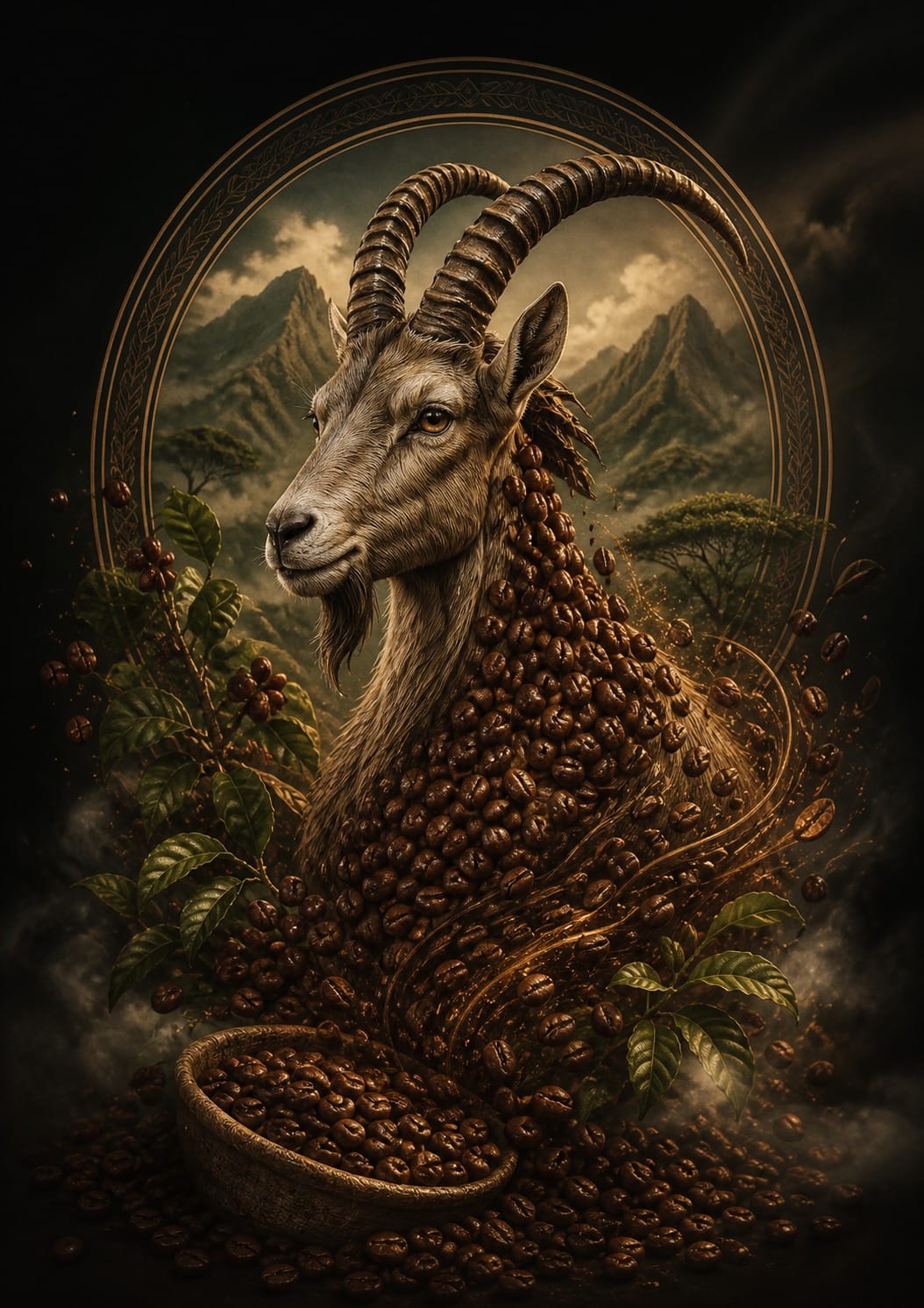 Amazon: The goat sets foot — legend meets earth.